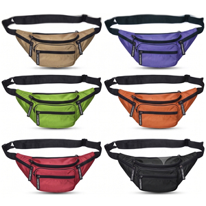 Riñonera Impermeable Ligera con Logotipo Personalizado OEM ODM, Bolsa de Cintura de Gran Capacidad, Bolsa Bandolera para Deportes al Aire Libre y Viajes - Product Image 3
