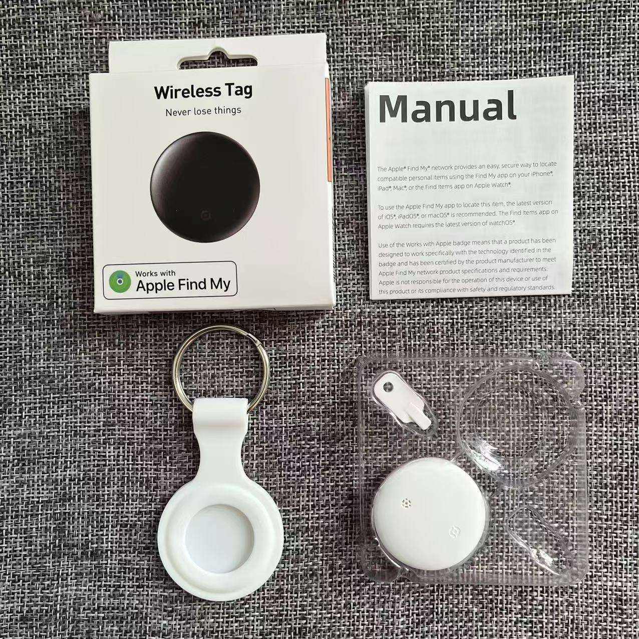 Ensemble de pendentifs en silicone F10-blanc (1 paquet)