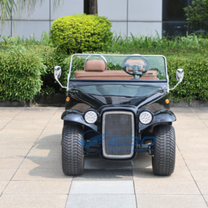 Minibús Turístico Eléctrico de 3-4 Plazas, Diseño Cuadrado, Estilo Clásico Vintage, Fabricado en China - Product Image 2