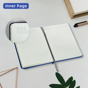 ชุดของขวัญสมุดโน้ตสำหรับธุรกิจหนัง PU พร้อมปากกา A5ตามสั่งแบบหรูหรา - Product Image 4