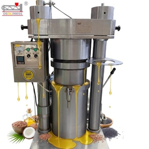Presse à huile hydraulique portable pour usage domestique, machine à huile en acier inoxydable pour noix et graines - Product Image 2
