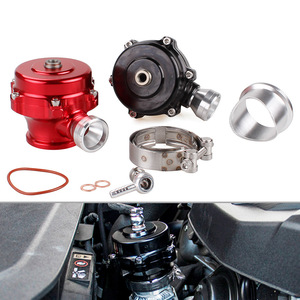 Soupape de décharge externe pour turbocompresseur 50 mm en alliage d'aluminium noir et rouge pour mise à niveau et rétrofit - Product Image 1