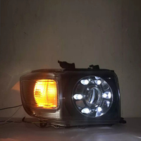 Faro LED de 12V de alta calidad para Landcruiser 70series FJ75 FJ79 80-Accesorios de lámpara de coche frontal 2007HL01/02
