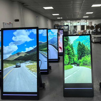 Affichage publicitaire électronique extérieur certifié IP65 MACCAN, 3255 pouces, alimenté par batterie, pliable, 4K HD, sur pied