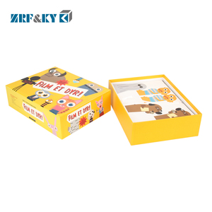 Tùy chỉnh câu đố đồ chơi động vật mô hình phim hoạt hình giáo dục thẻ bao bì hộp - Product Image 5