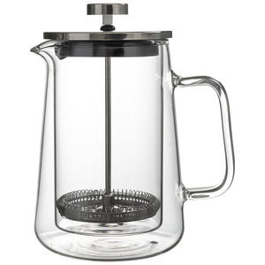 Venta al por mayor, 350ml, 650ml, 1000ml, vidrio de borosilicato de doble pared, prensa francesa, cafetera, cafetera de cerveza fría, prensas de café de viaje - Product Image 1