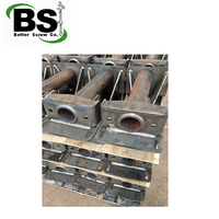 Support d'ancrage de boulon de terre Support galvanisé trempé à chaud et vis de terre de maison en bois