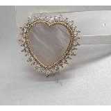 Boucles d'oreilles clous avec zircon et perle, bijoux en laiton mignons pour fête ou cadeau, plaqués rhodium et or, accentuent l'attrait du visage - Product Image 1