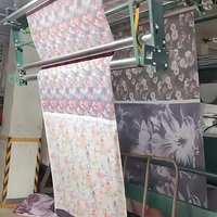 Tinta de recubrimiento 8 colores 600dpi 160 metros Impresora textil digital de algodón mercerizado Máquina de impresión de tela