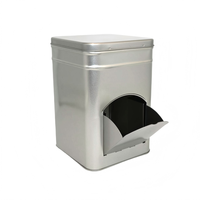 Conteneur en fer blanc personnalisé à ouverture par le haut, impression offset rectangulaire, pour biscuits, gâteaux, chocolats, aliments pour bébés et conserves