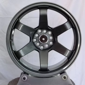 Cerchi in lega antigraffio <span class=keywords><strong>14</strong></span> 15 16 17 pollici 8x10 0/114.3mm PCD per Ford Focus Design personalizzato finitura nero opaco - Product Image 1