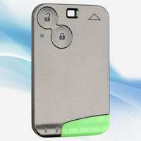 Clé de voiture à distance intelligente à 2 boutons pour Laguna 433Mhz PCF7947 ID46 Chip RC Auto Keyless Remote Vehicle Blank Car Key