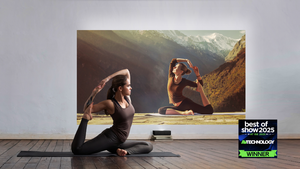 Projecteur Optoma ML1080UST intelligent 1080p triple <span class=keywords><strong>laser</strong></span> Google TV portable à ultra courte focale pour divertissement à domicile et conférences. - Product Image 5