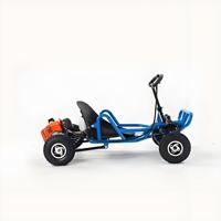 Go-Kart Todoterreno de Gasolina de Dos Tiempos, Cuatro Ruedas, para Entretenimiento, Transfronterizo, Superventas, con Capacidad de Carga de 150 kg