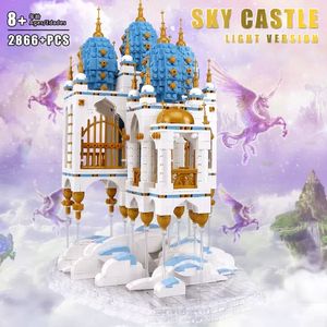 Mould King 16015 2866 Pezzi Serie Street View Castello Aereo Ornamento Modello di Costruzione Giocattolo Educativo Tecnico Regalo Festivo - Product Image 2