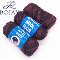Boya — mèches en laine synthétique, poils du brésil pour fabrication de tresses, 100% de fil acrylique, bon marché