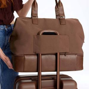 Sac de voyage week-end avec compartiment à chaussures bagage pliable étanche pour les vacances d'affaires de gymnastique porter sur le sac polochon de week-end - Product Image 3