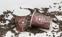 Gobelets en papier à paroi simple, écologiques, jetables, de qualité alimentaire pour les cafés - Diamètre 70/80/90 mm