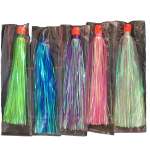 דג טונה פיתיון דיג פיתיון mylar flashsher tinsel לטוס קשירת חומר עבור בס דיג פלאש שיינר טיזר - Product Image 1