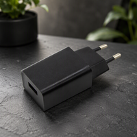 Adaptateur universel AC/DC HYT pour éclairage LED, chargeur USB-A 5V/10V 2A 10W à brancher, certifié CE FCC ROHS, pour utilisation sur ordinateur de bureau et téléphones mobiles