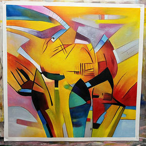 Peinture à l'huile sur toile abstraite moderne 100% faite à la main, décoration murale pour la maison, tableaux célèbres de <span class=keywords><strong>Picasso</strong></span>, peintures murales, cadre numérique chinois - Product Image 2