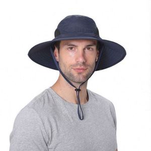 Wholesale <b>Summer</b> Waterproof Bucket <b>Hat</b> Beach <b>Hat</b> Sun Protective Fishing Boonie <b>Hat</b> for <b>Men</b> - Product Image 4
