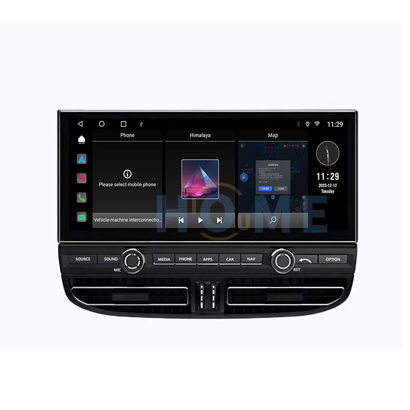 GPS Navigation 12.3 Inch Android 12 Car DVD Player for porsche