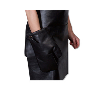 High-temperature resistant cowhide microwave <b>oven</b> <b>gloves</b>, <b>oven</b> mitts, kitchen work <b>gloves</b>, baking <b>gloves</b> - Product Image 4