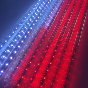 Buena Ganga, lluvia de meteoritos de <span class=keywords><strong>Navidad</strong></span>, luces Led Dmx512 12V, tubo de luz Led de meteoritos - Product Image 3