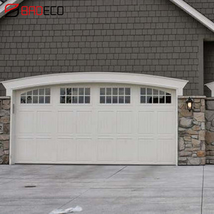 Porte de <span class=keywords><strong>garage</strong></span> sur mesure 12x7 16x8, en acier sectionnel, en métal, <span class=keywords><strong>double</strong></span> portes de <span class=keywords><strong>garage</strong></span> coulissantes avec fenêtres - Product Image 6