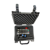 JCL570-S-ASL-XX Lumière latérale de guidage LED portable solaire télécommandée, Lumière de taxiway rechargeable, Lumière d'aéroport portable