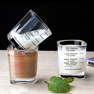 Tasses à mesurer en verre de qualité supérieure de 60ml pour une utilisation de café expresso - Product Image 3