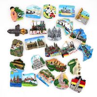 Australie Sydney Melbourne Logo Aimant de Réfrigérateur en Résine Magnétique Créatif Souvenir de Voyage Commerce Extérieur Stéréoscopique 3D Européen