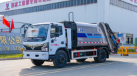 Camion de ramassage des ordures hydraulique Dongfeng 8CBM 4*2, écologique, à énergie nouvelle, pour les services d'assainissement urbain