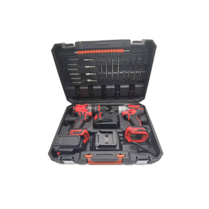 21V Li-ion Battery Brushless Power Drill <b>Set</b> Handheld Impact Tool <b>Torque</b> Wrench Cordless Power Tools JH21V-01T 21V Battery Drill - Product Image 1