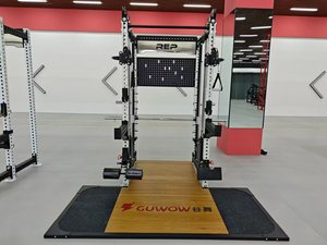 मिथ मशीन रियर फुली आधा स्क्वाट स्टैंड फुल केज स्क्वाट रैक मल्टी फंक्शन जिम फिटनेस उपकरण - Product Image 2