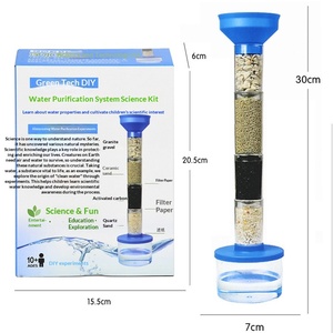 Kit Scientifique de Purification de l'Eau - Équipement Pédagogique pour <span class=keywords><strong>Expériences</strong></span> DIY pour Étudiants, Matériel Plastique, Âges 0-3 Mois - Product Image 2