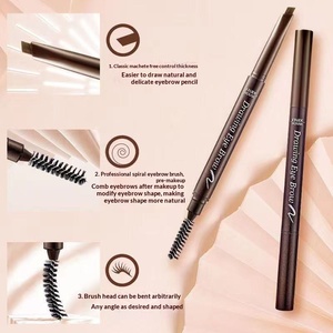 Lápiz de Cejas de Doble Punta con Rotación Automática, Resistente al Agua y al Sudor, Duradero, Anti-Manchas, Cosmético para un Look de Cejas Definidas - Product Image 5