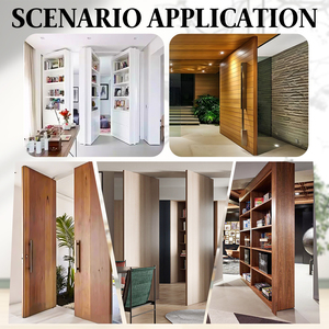 Thiết kế hiện đại thép không gỉ Hidden pivot cửa bản lề nhà máy bán buôn Hệ thống phần cứng phụ kiện với Hidden xoay bản lề - Product Image 6