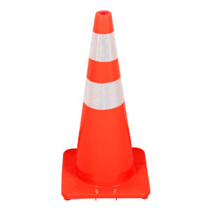 Fabrieksgroothandel Sterk Reflecterende Verkeerskegels Voor Verkeersveiligheid Voor Nachtzicht - Product Image 1