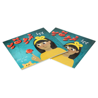 Services d'impression de livres pour enfants personnalisés d'usine d'impression livres à couverture rigide avec livre de lecture à bord pulvérisé peint