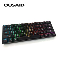 Keyboard Nirkabel Gaming Mekanik Teclado Gamer Keyboard Mini Nirkabel