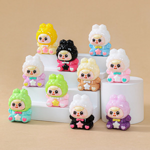 Cute Animals Resin Doll <strong>Sitting</strong> <strong>Bean</strong> <strong>Bag</strong> Desktop Ornament Touch Blind <strong>Bag</strong> Wholesale - Product Image 3