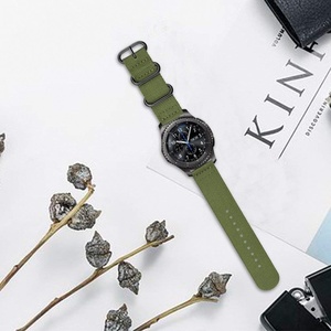 Compatible avec Samsung <span class=keywords><strong>Galaxy</strong></span> Watch <span class=keywords><strong>Gear</strong></span> S3 <span class=keywords><strong>Classic</strong></span>/Frontier Bracelet en nylon souple à dégagement rapide Bracelet de sport de remplacement réglable - Product Image 3