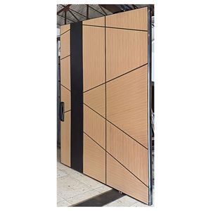 Puerta Invisible de Lujo con Aislamiento Acústico, Marco de Aluminio, Puerta Oculta Moderna para Interiores de Casa - Product Image 6