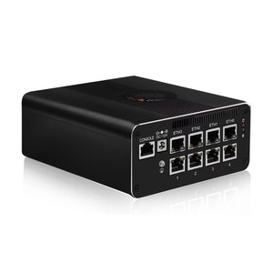 Mini PC CWWK Firewall <span class=keywords><strong>i5</strong></span>-1240P con 8 puertos LAN 2.5GbE i226V, 2 ranuras DDR5, USB 3.2 Tipo-C, ranura TF, compatible con 4 pantallas, OPNsense, Micro Appliance PC - Product Image 1