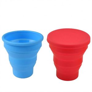 แก้วกาแฟซิลิโคนพับได้แบบพกพา ปลอดสาร BPA ปรับแต่งได้ สำหรับตั้งแคมป์และกลับไปโรงเรียน - Product Image 3