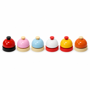 Campana de Servicio Manual de Metal para Restaurante, Cocina, Entrenamiento de Perros, Aula, Juegos, Color y Forma Personalizados, OEM, ODM, Venta al Por Mayor - Product Image 1