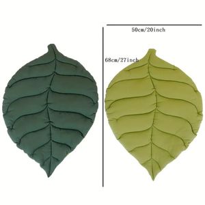 Herbst und Winter verdickte Blattform Pet Mat Atmungsaktive Baumwoll gewebe Cat Kennel Mat mit festem Tier muster Faser material - Product Image 2