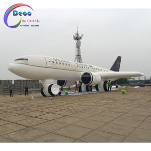Avion gonflable géant de 20 m de long pour spectacle extérieur, modèle d'avion gonflable, avion publicitaire gonflable - Product Image 2